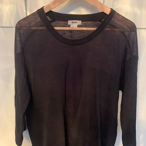 Acne Double Layer Sheer Knit top/dress